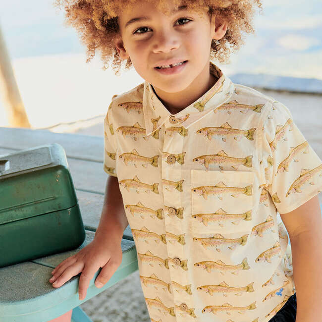 Boys Jack Shirt, Rainbow Trout - Shirts - 2