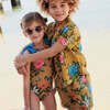 Boys Jack Shirt, Hawaiian Floral - Shirts - 2