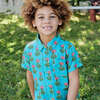 Boys Jack Shirt, Blue Cornflower - Shirts - 2