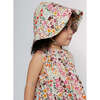 Baby Girls Sun Hat, Multi Ditsy Floral - Hats - 2