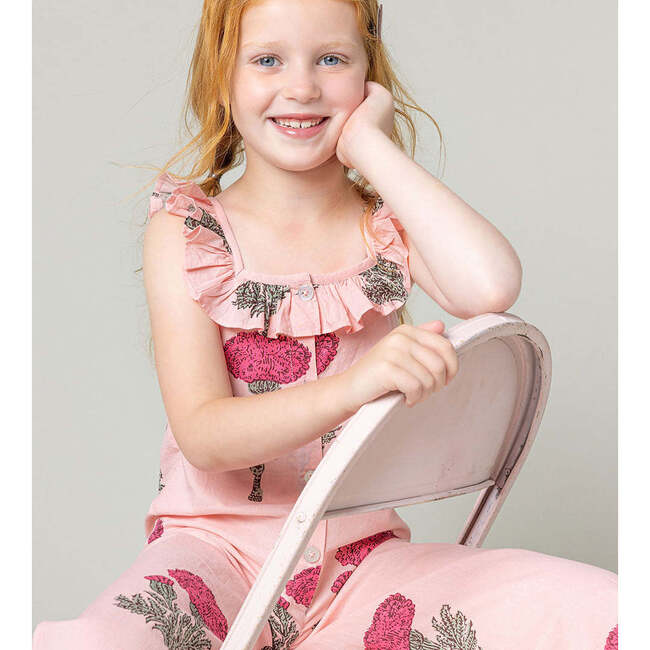 Girls Ana Jumper, Blush Marigold - Jumpers - 5