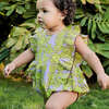Baby Girls Katniss Bubble, Lavender Stem Floral - Onesies - 2