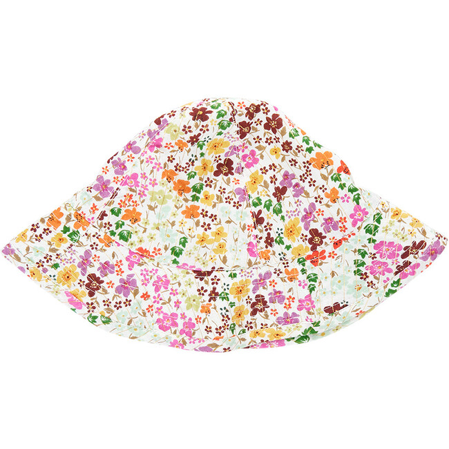 Baby Girls Sun Hat, Multi Ditsy Floral - Hats - 5