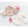 Baby Girls Sun Hat, Pink Tattersall - Hats - 4