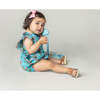 Baby Girls Katniss Bubble, Blue Cornflower - Onesies - 2