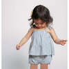 Baby Girls Stella 2-Piece Set, Blue Skinny Stripe - Mixed Apparel Set - 2
