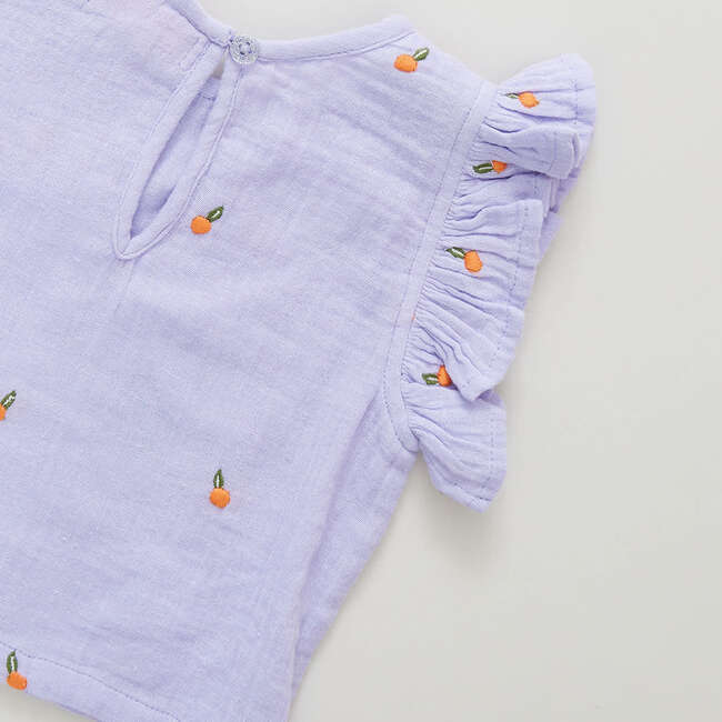 Baby Girls Roey 2-Piece Set, Lavender Oranges - Mixed Apparel Set - 3