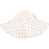 Baby Girls Sun Hat, Pink Tattersall - Hats - 5