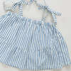 Baby Girls Stella 2-Piece Set, Blue Skinny Stripe - Mixed Apparel Set - 3