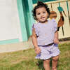 Baby Girls Roey 2-Piece Set, Lavender Oranges - Mixed Apparel Set - 4