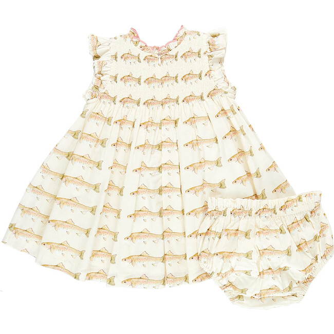 Baby Girls Stevie Dress Set, Rainbow Trout - Mixed Apparel Set - 5