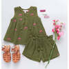 Girls Theodore Short, Olive - Shorts - 3