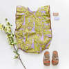 Baby Girls Katniss Bubble, Lavender Stem Floral - Onesies - 6