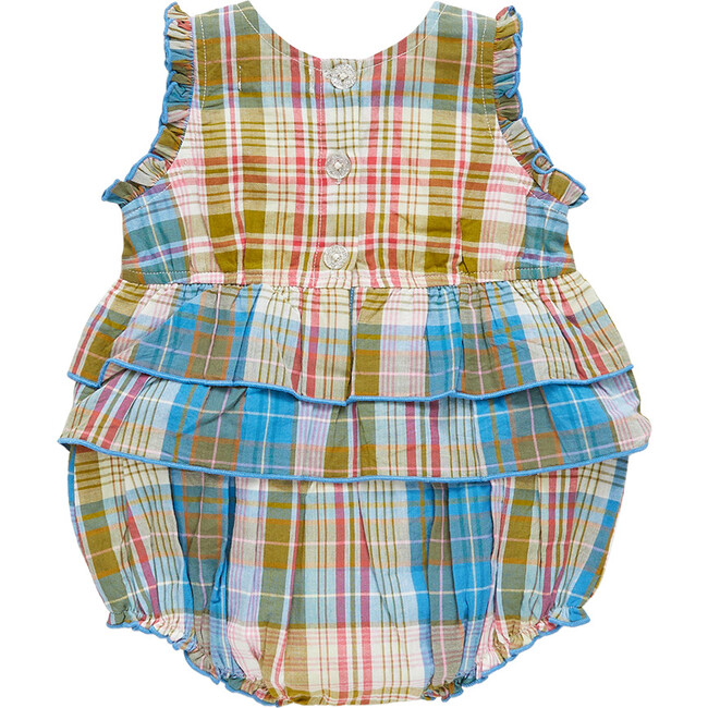 Baby Girls Heidi Bubble, Hawaiian Madras - Onesies - 4