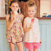 Girls Theodore Short, Hot Pink - Shorts - 2