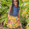 Girls Suzanne Skirt, Hawaiian Floral - Skirts - 2