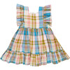 Girls Elsie Dress, Hawaiian Madras - Dresses - 1 - thumbnail