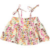 Girls Stella Top, Multi Ditsy Floral - Shirts - 1 - thumbnail