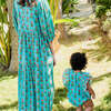 Baby Girls Katniss Bubble, Blue Cornflower - Onesies - 5
