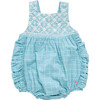 Baby Girls Betty Bubble, Blue Tattersall - Onesies - 1 - thumbnail