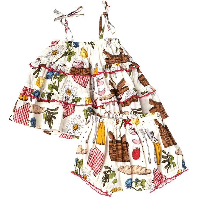 Baby Girls Garden 2-Piece Set, Parisian Picnic