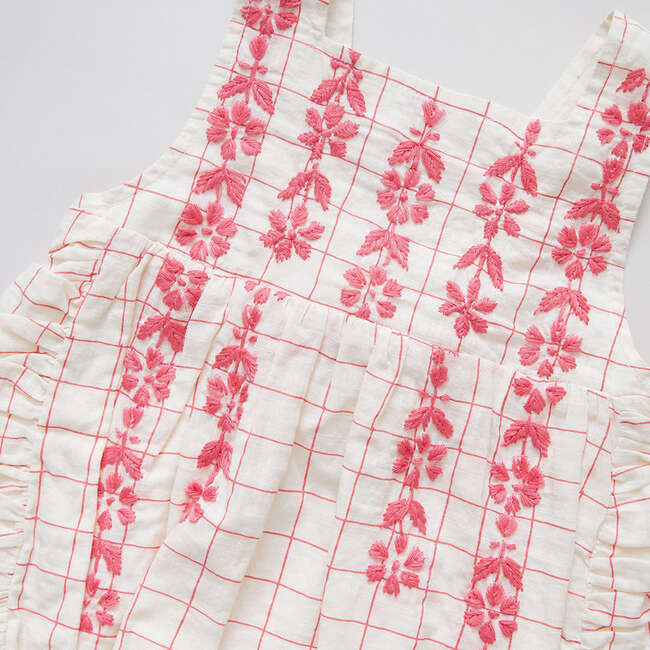 Baby Girls Betty Bubble, Pink Tattersall - Onesies - 4