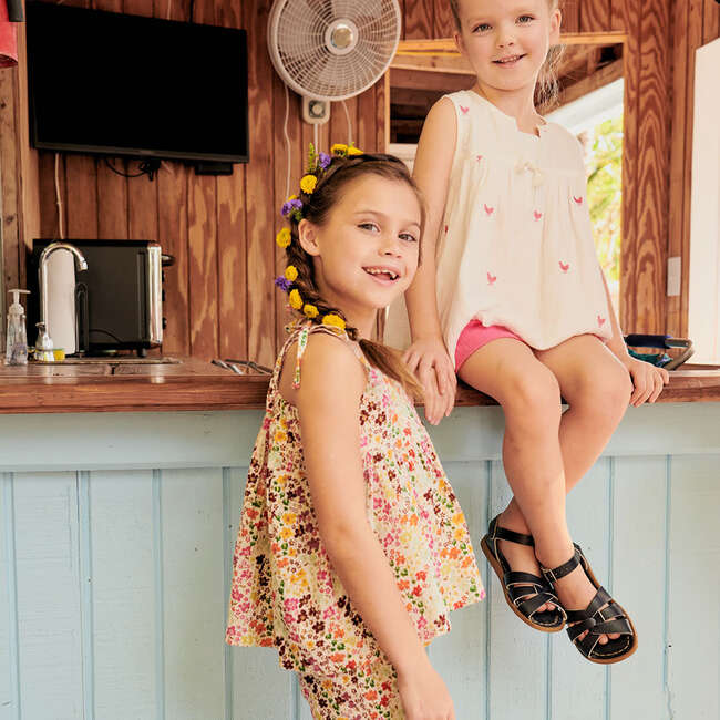 Girls Stella Top, Multi Ditsy Floral - Shirts - 3