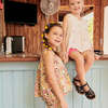 Girls Stella Top, Multi Ditsy Floral - Shirts - 3
