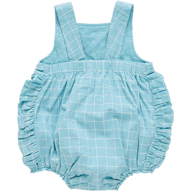 Baby Girls Betty Bubble, Blue Tattersall - Onesies - 4