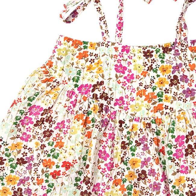 Girls Stella Top, Multi Ditsy Floral - Shirts - 4
