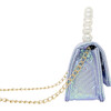 Shiny Seashell Pearl Handle Purse, Purple - Bags - 2