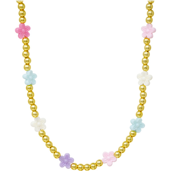 Daisies Bead Necklace, Multicolors Zomi Gems Jewelry