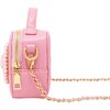 Belle Pearl Bow Handbag, Pink - Bags - 2