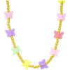 Butterfly Bead Necklace, Multicolors - Necklaces - 2