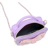 Belle Pearl Bow Handbag, Purple - Bags - 5