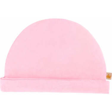 Solid Bamboo Baby Beanie Cap, Pastel Pink