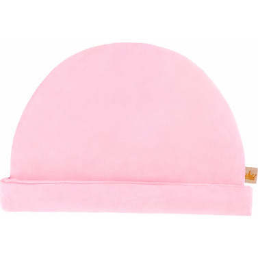 Solid Bamboo Baby Beanie Cap, Pastel Pink - Hats - 1