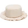 Medine Mini Bucket Hat, Beige - Hats - 1 - thumbnail