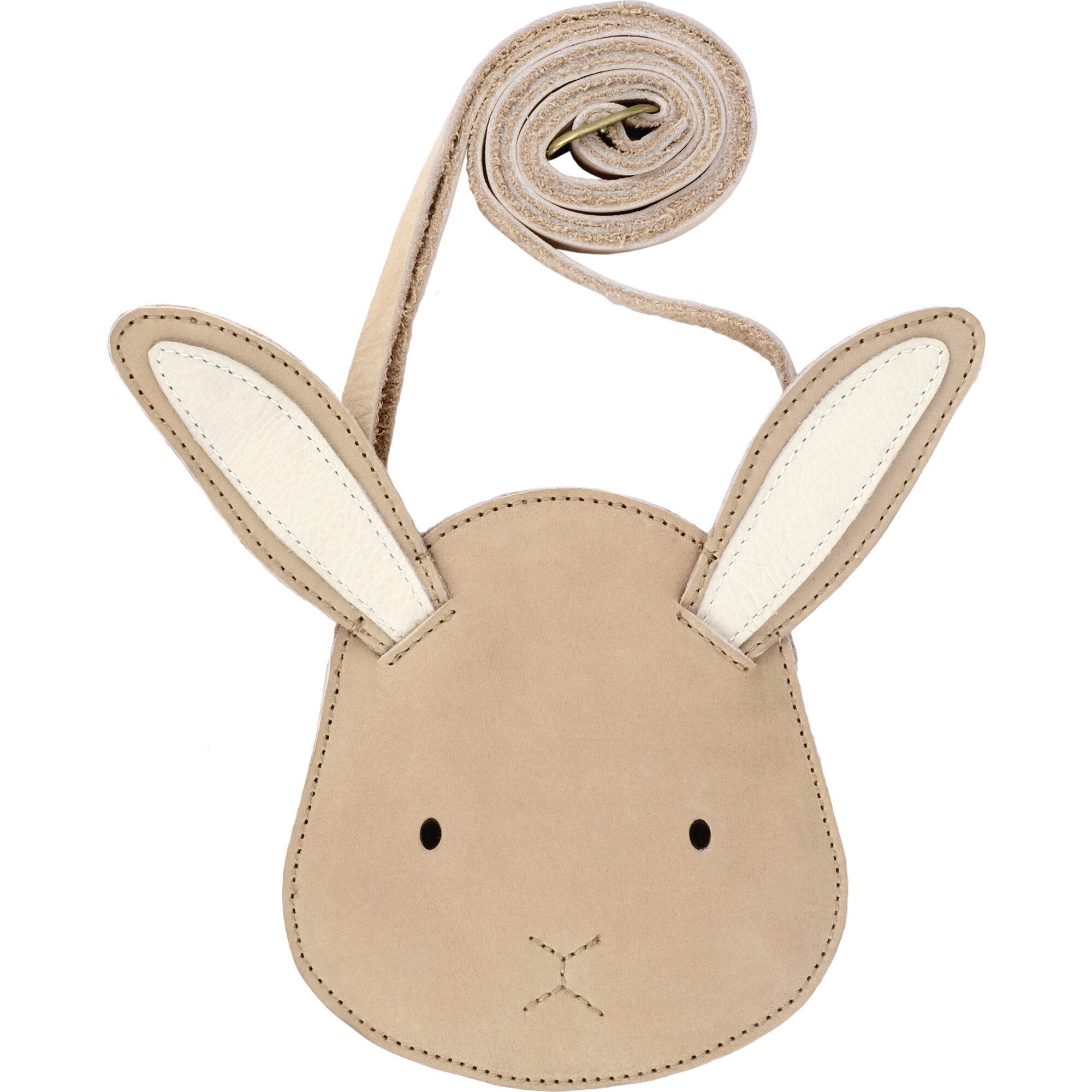 Britta Classic Bunny Nubuck Purse, Taupe - Bags - 1