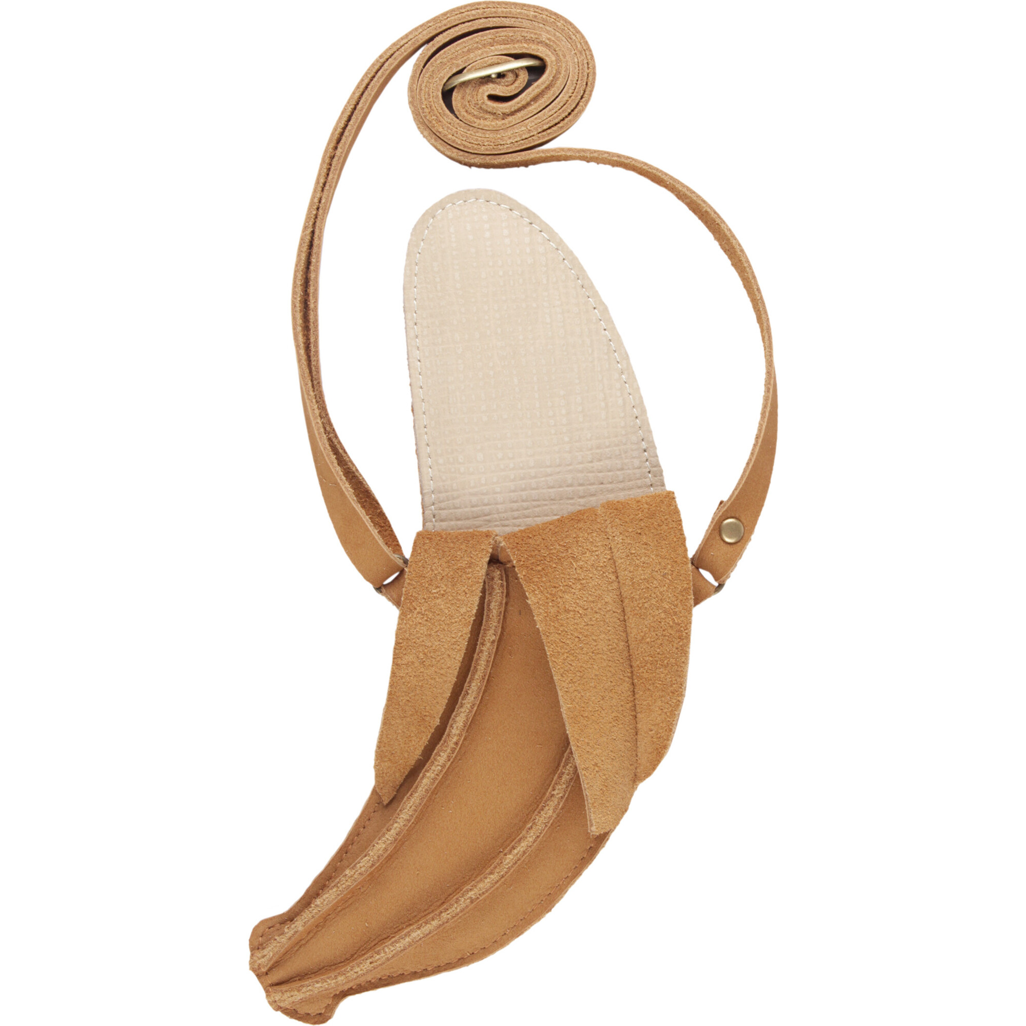 Nanoe Fruit Banana Nubuck Purse, Caramel - Bags - 1