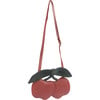 Nanoe Fruit Cherry Classic Leather Purse, Scarlet - Bags - 3