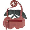 Nanoe Fruit Cherry Classic Leather Purse, Scarlet - Bags - 4