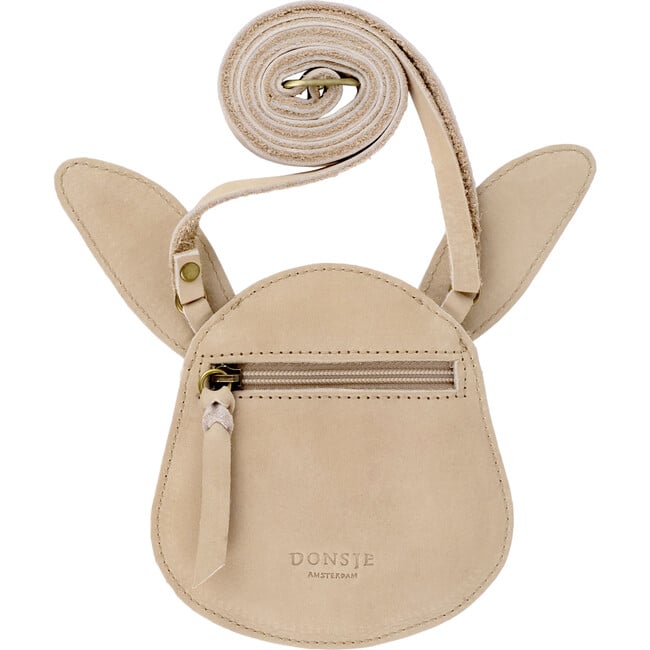 Britta Classic Bunny Nubuck Purse, Taupe - Bags - 4