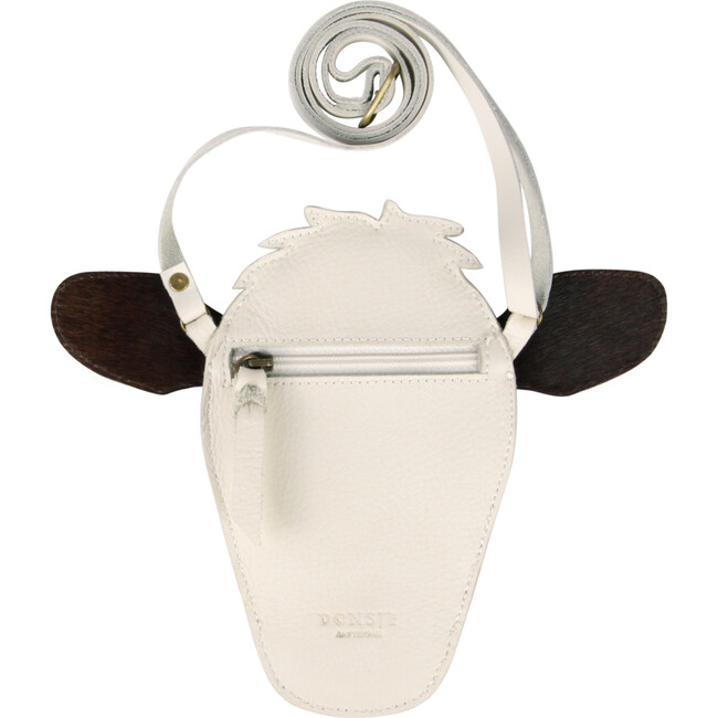 Britta Exclusive Cow Cow Hair Purse, Brown - Bags - 4