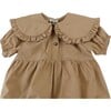 Till Large Ruffled Collar Playsuit, Warm Hazelnut - Rompers - 3