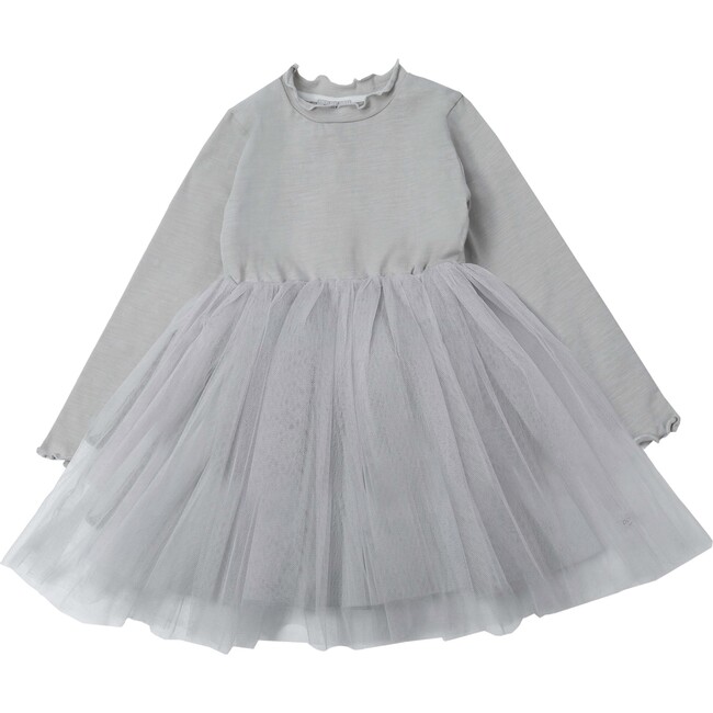 Perla Tulle Dress, Lavender Grey