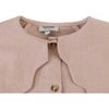 Poda Large Collar Buttoned Blouse, Crystal Pink - Blouses - 3