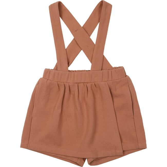 Giulia Shoulder Strap Shorts-Skirt, Vintage Rose