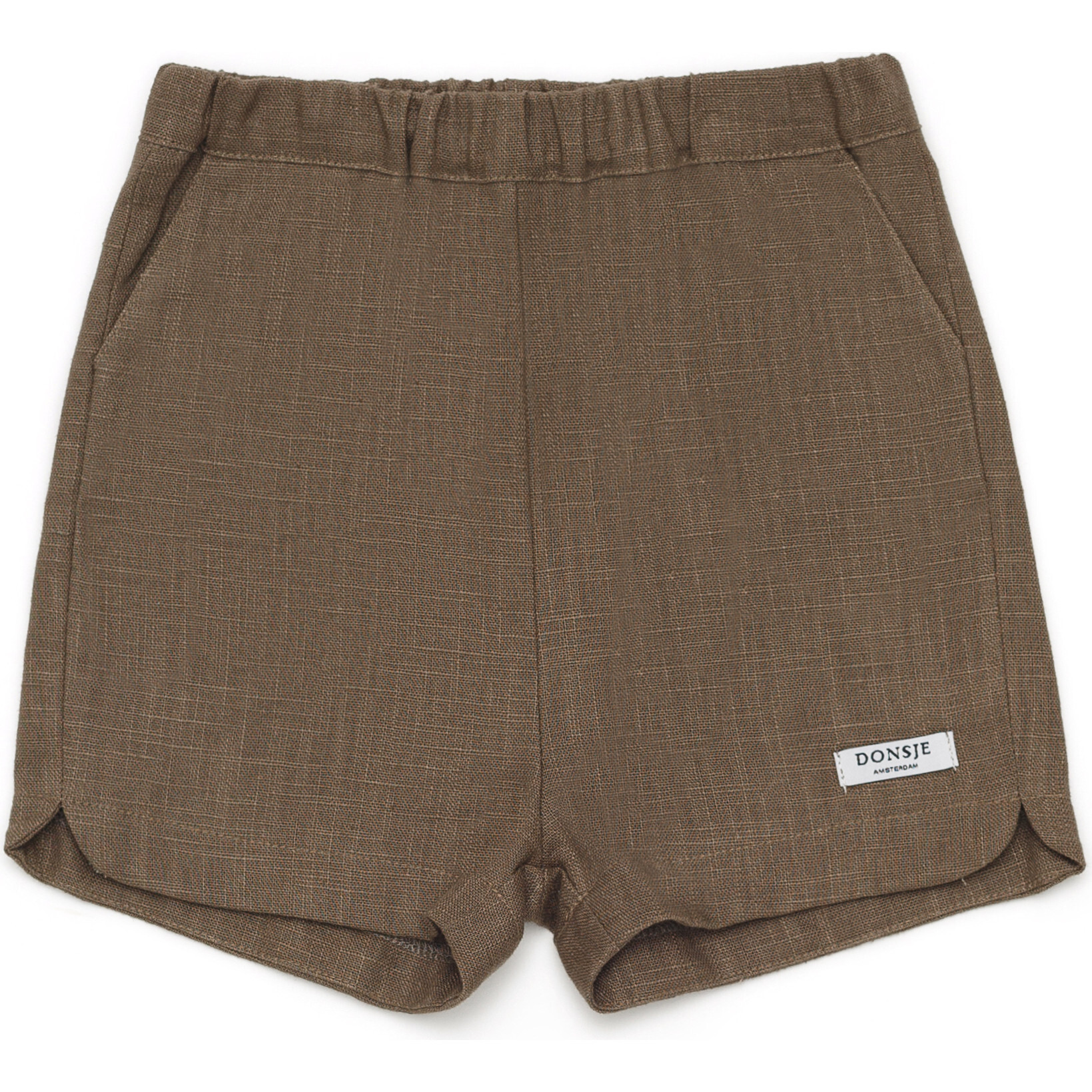 Wavel 2-Side Pocket Shorts, Brown - Shorts - 1