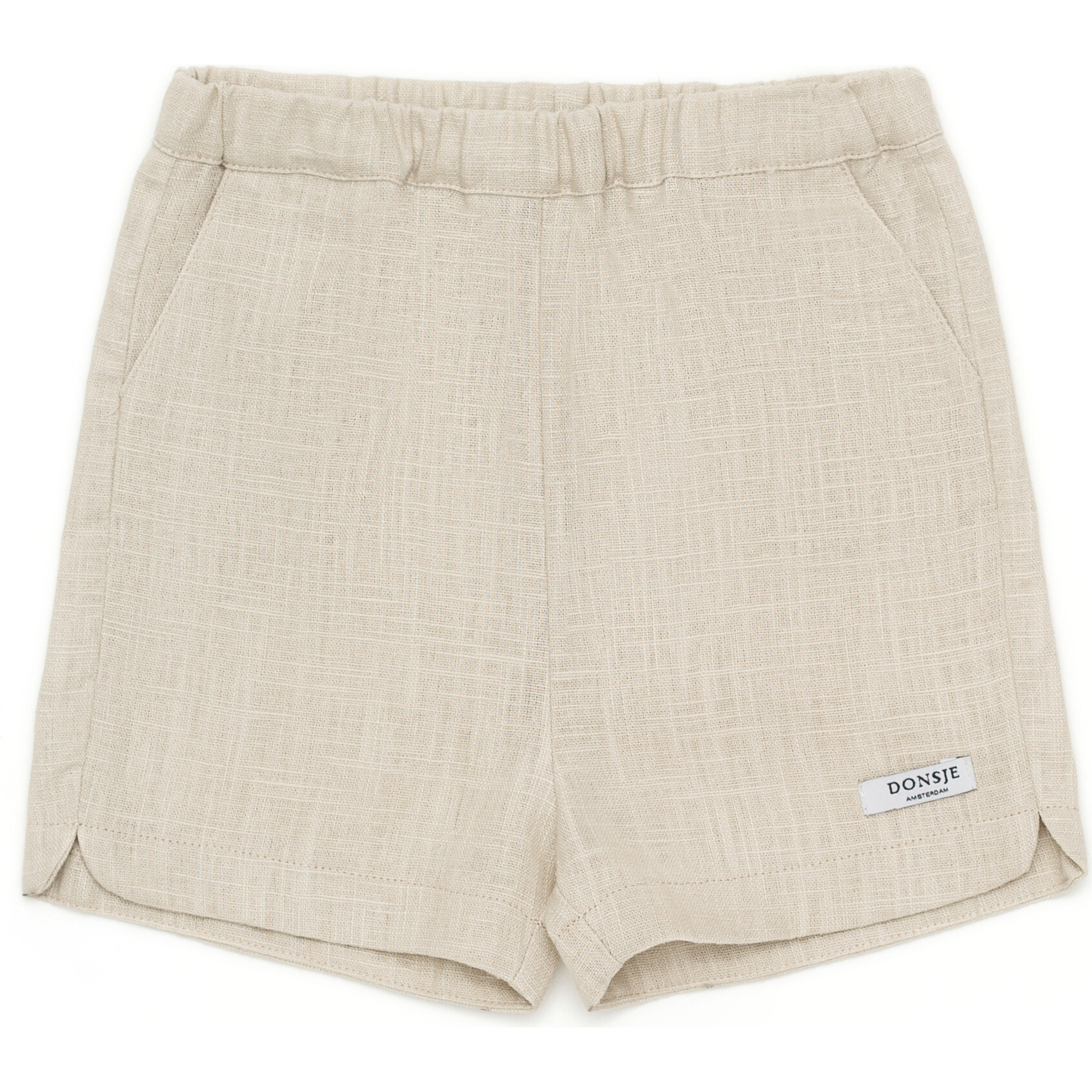 Wavel 2-Side Pocket Shorts, Sand Beige - Shorts - 1